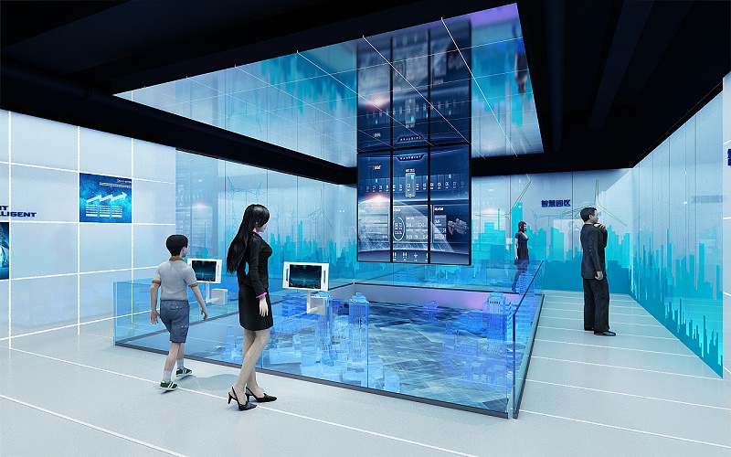 數(shù)字展廳裸眼3D展示，3D全息展廳的綜合應用